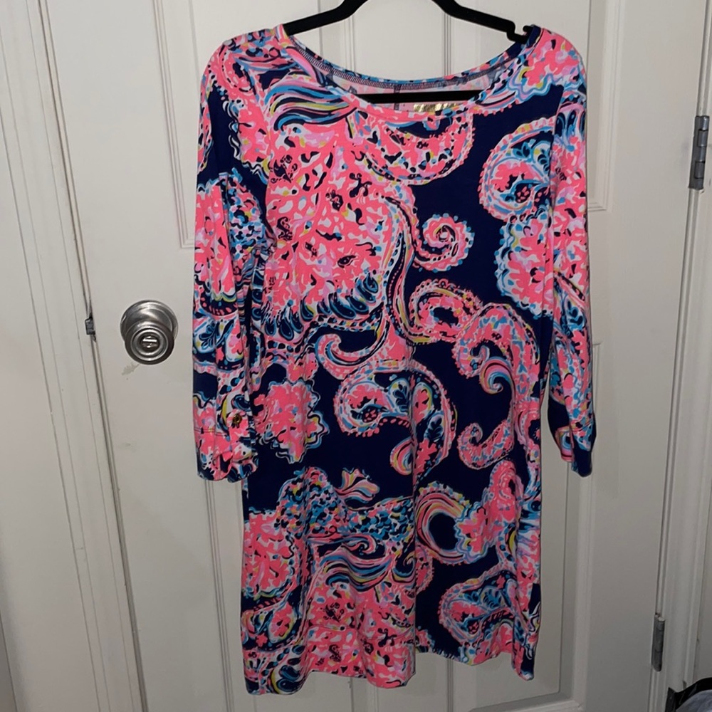 Lilly Pulitzer Linden dress, For The Halibut, M - Picture 2 of 4